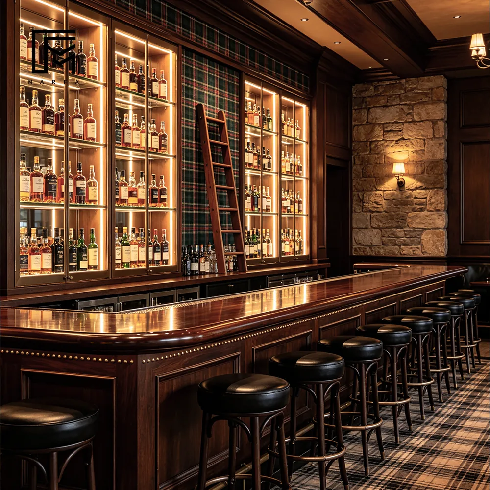 Back Bar Cabinetry for international furniture procurement