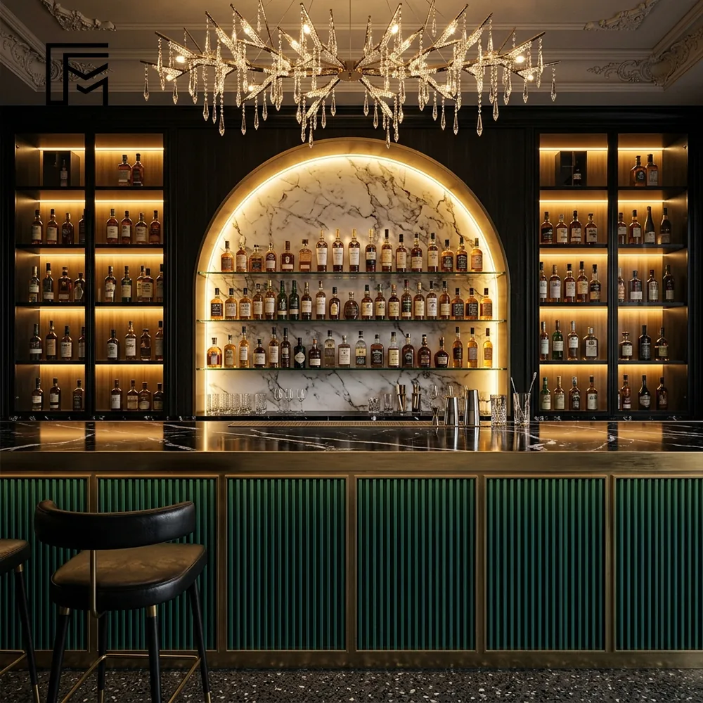 Liquor Display Cabinet for international furniture procurement