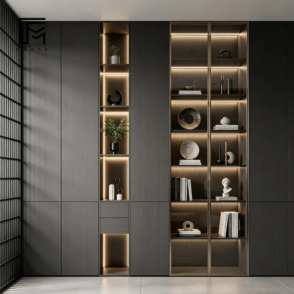 Display Bookcase Wall for international furniture procurement