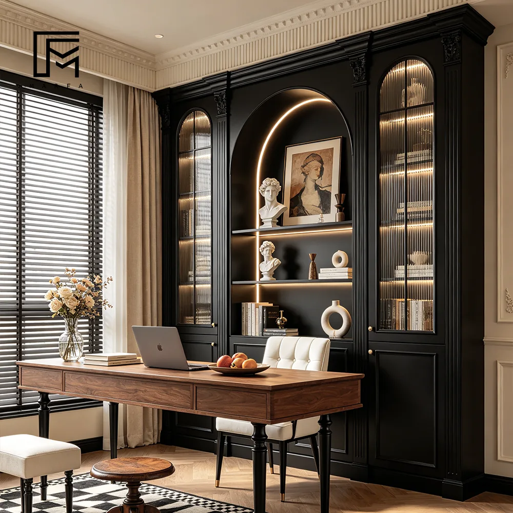 Low Cabinet and Shelving Wall for international furniture procurement