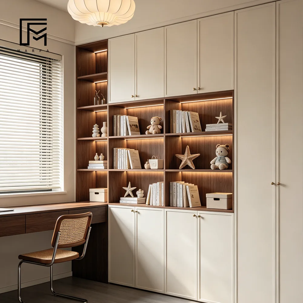 Built-in Reading Nook Storage for international furniture procurement