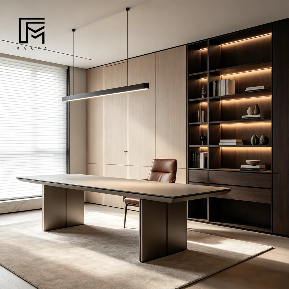 Wall-to-wall Open Shelving for international furniture procurement