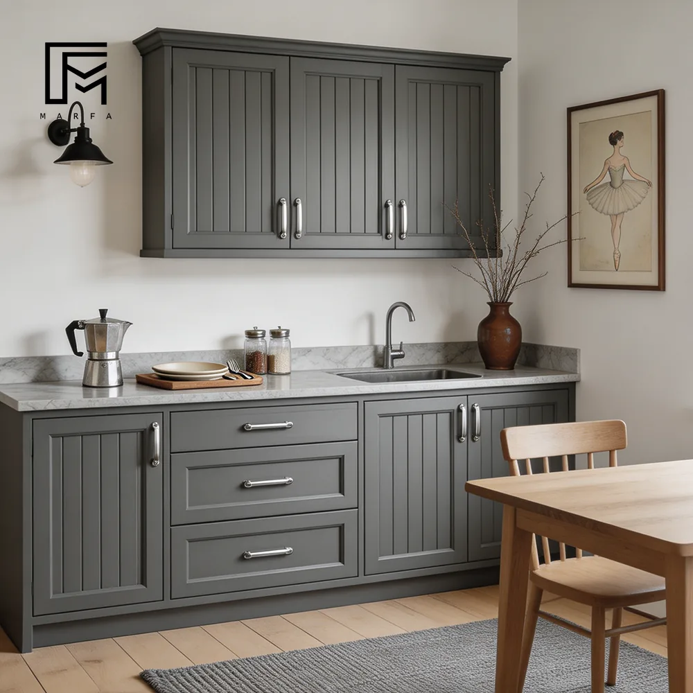 Kitchen Wall & Base Cabinetry for international furniture procurement