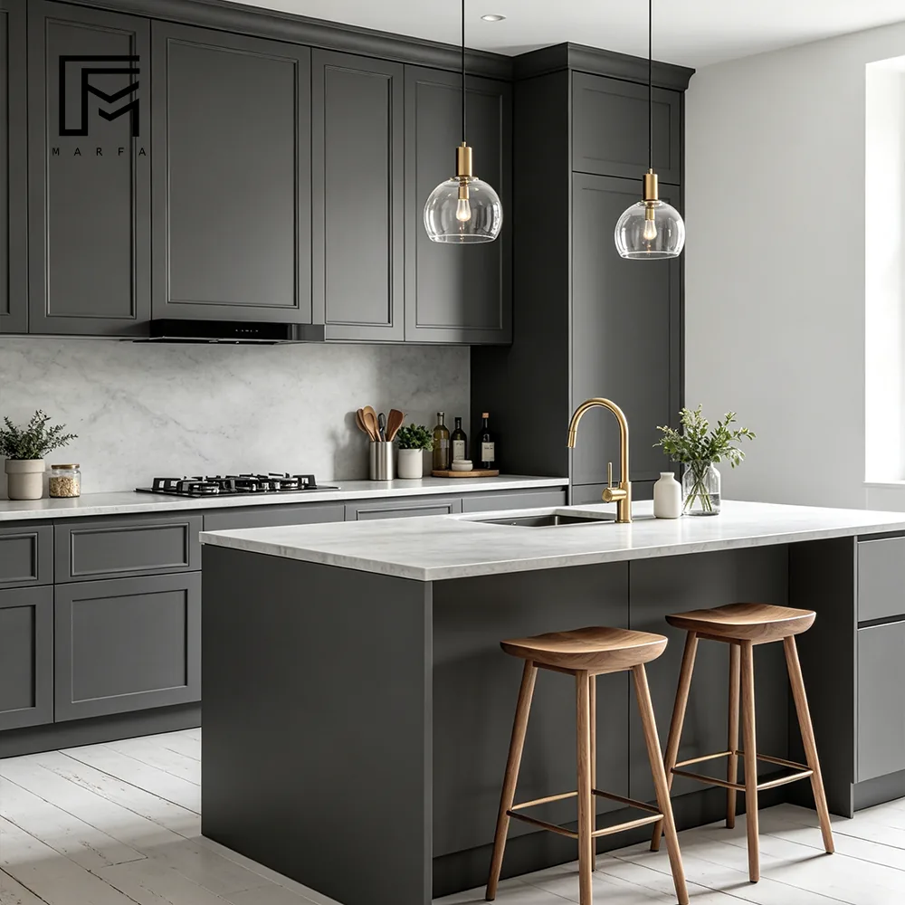 Stone-top Kitchen Island for international furniture procurement