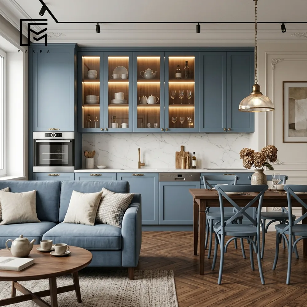 Residential Serving Cabinet for international furniture procurement