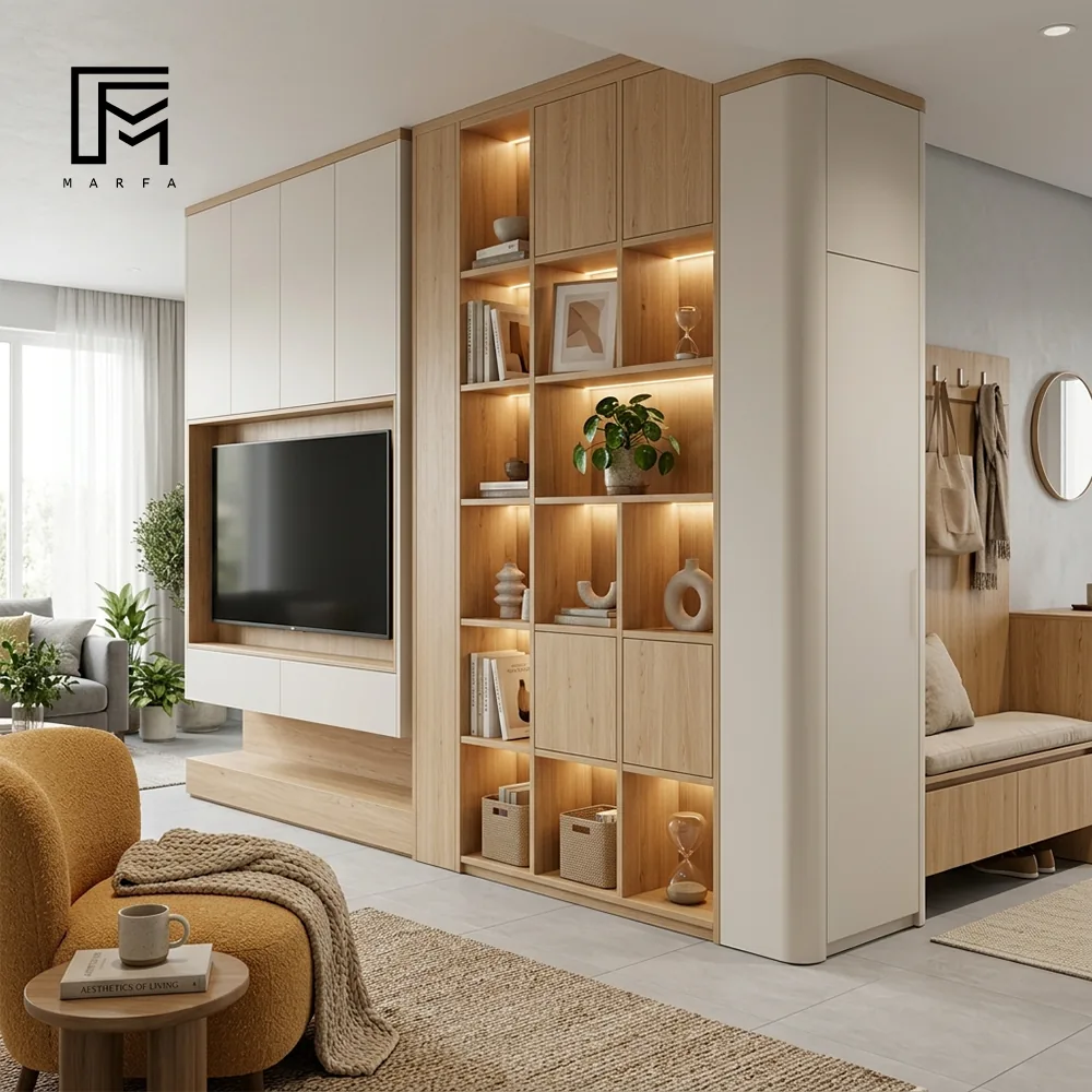 TV Wall Unit for international furniture procurement