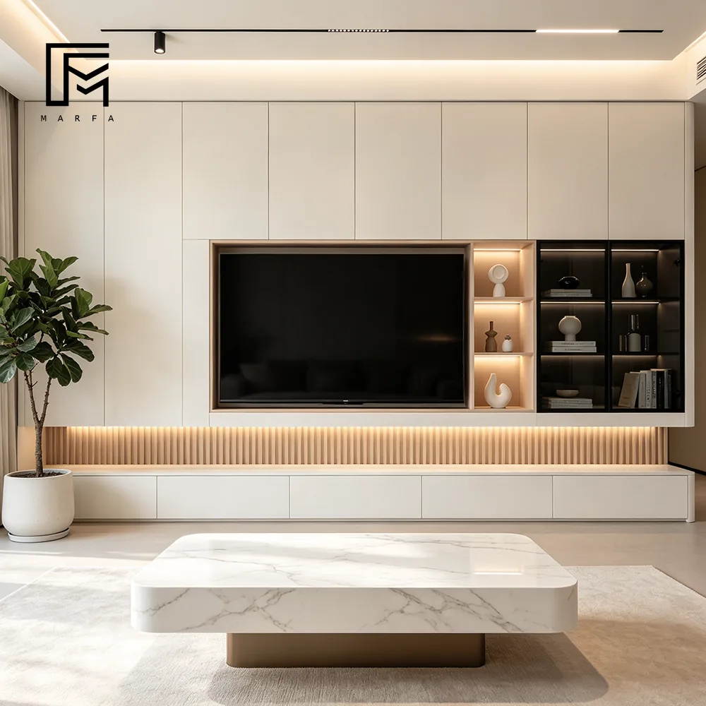 Residential Entertainment Wall for international furniture procurement