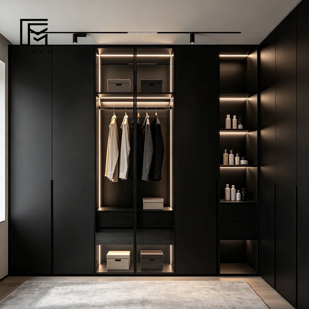 Wardrobe and Luggage Bench Wall for international furniture procurement