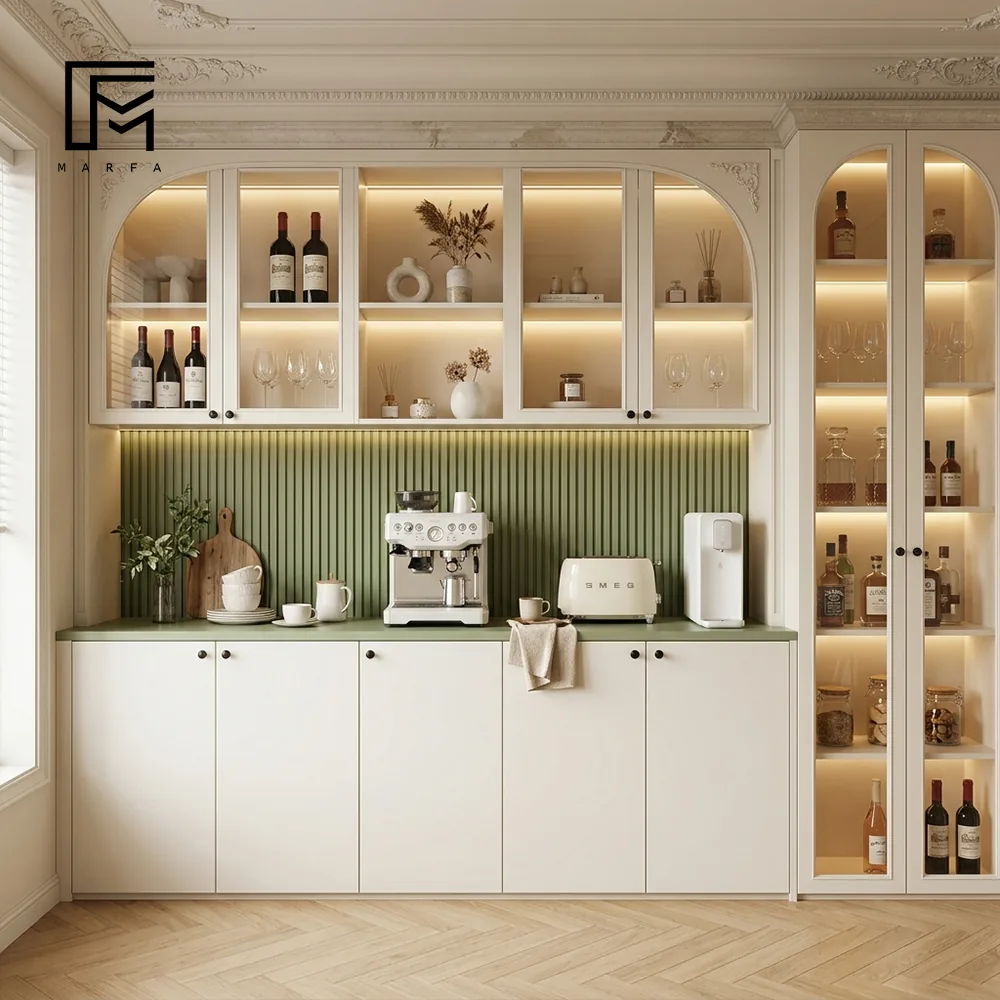 Floor-to-ceiling Wine Display for international furniture procurement
