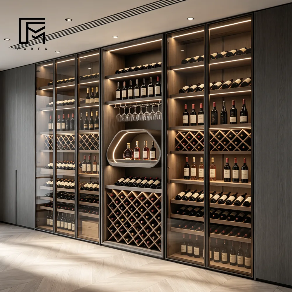 Temperature-ready Wine Cabinet for international furniture procurement