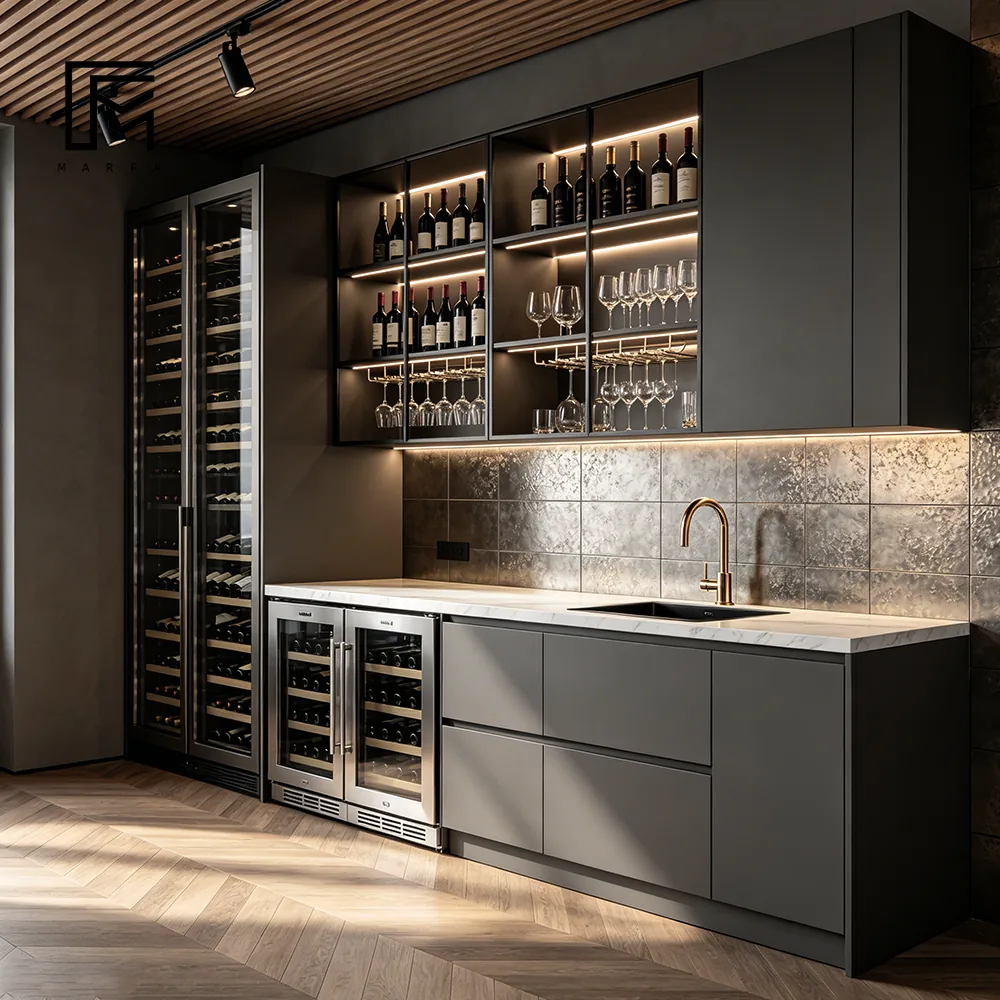 Restaurant Wine Service Wall for international furniture procurement